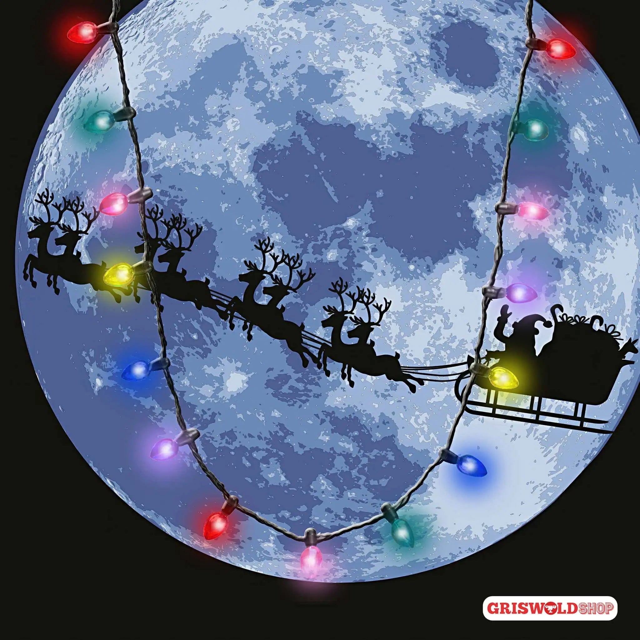 1 x LED X - Mas Lights Halskette farbig - griswoldshop