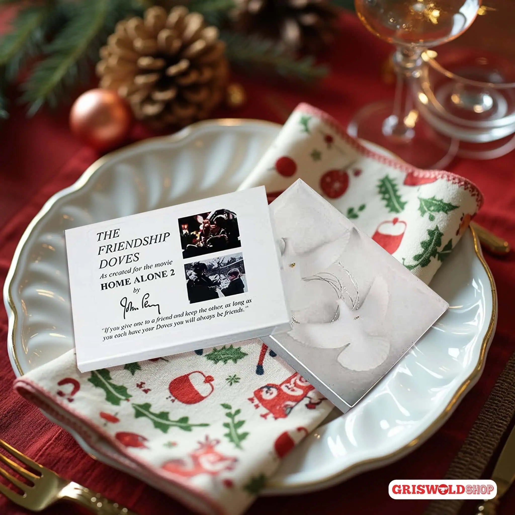 2 x Turteltauben 2er - Set Original Home Alone 2 Kevin Allein In New York (Kopie) - griswoldshop