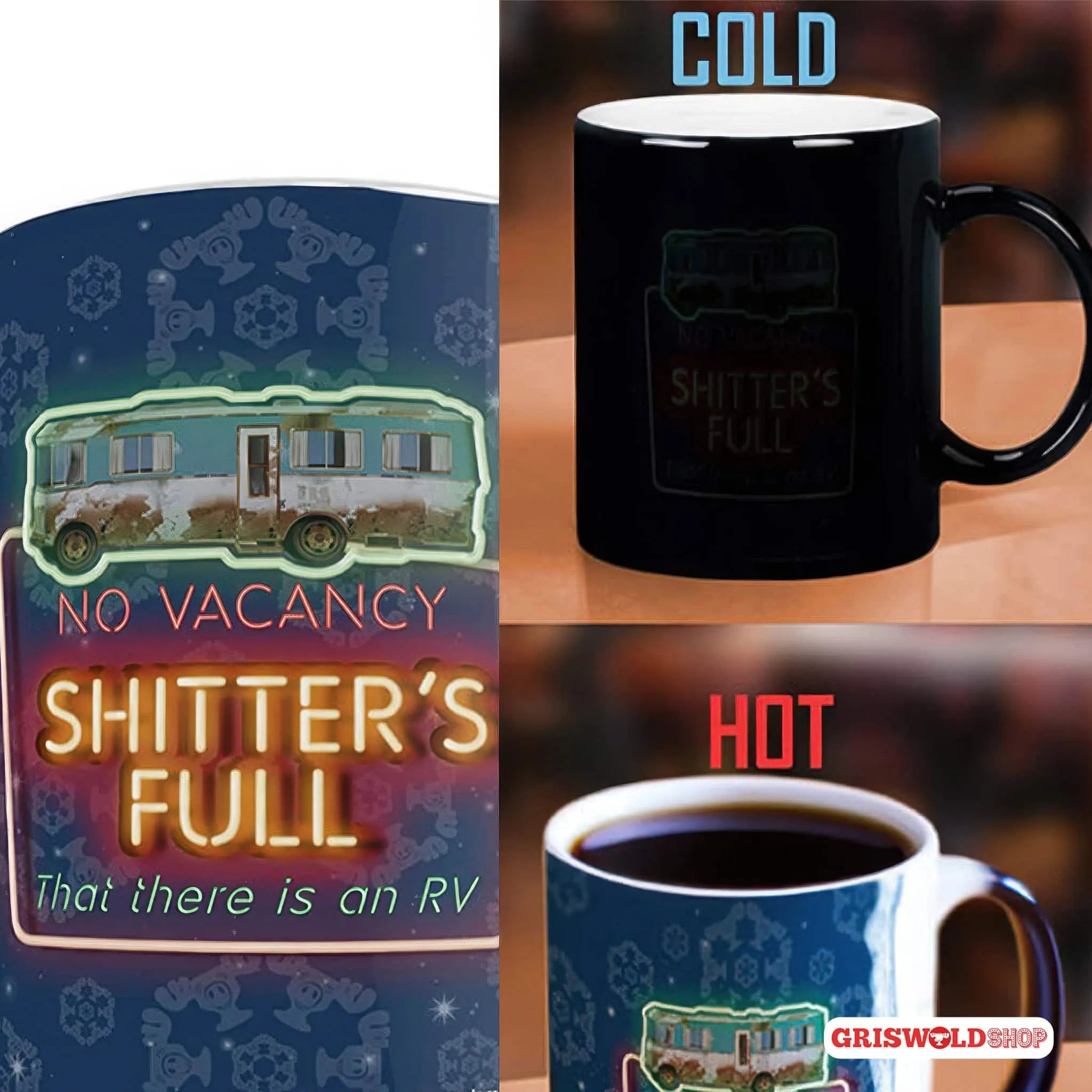 Christmas Vacation Tasse Magic Shitter Was Full - griswoldshop