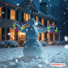 1 x LED Crazy X - Mas Big Lights Halskette - griswoldshop