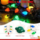 1 x LED Crazy X - Mas Big Lights Halskette - griswoldshop