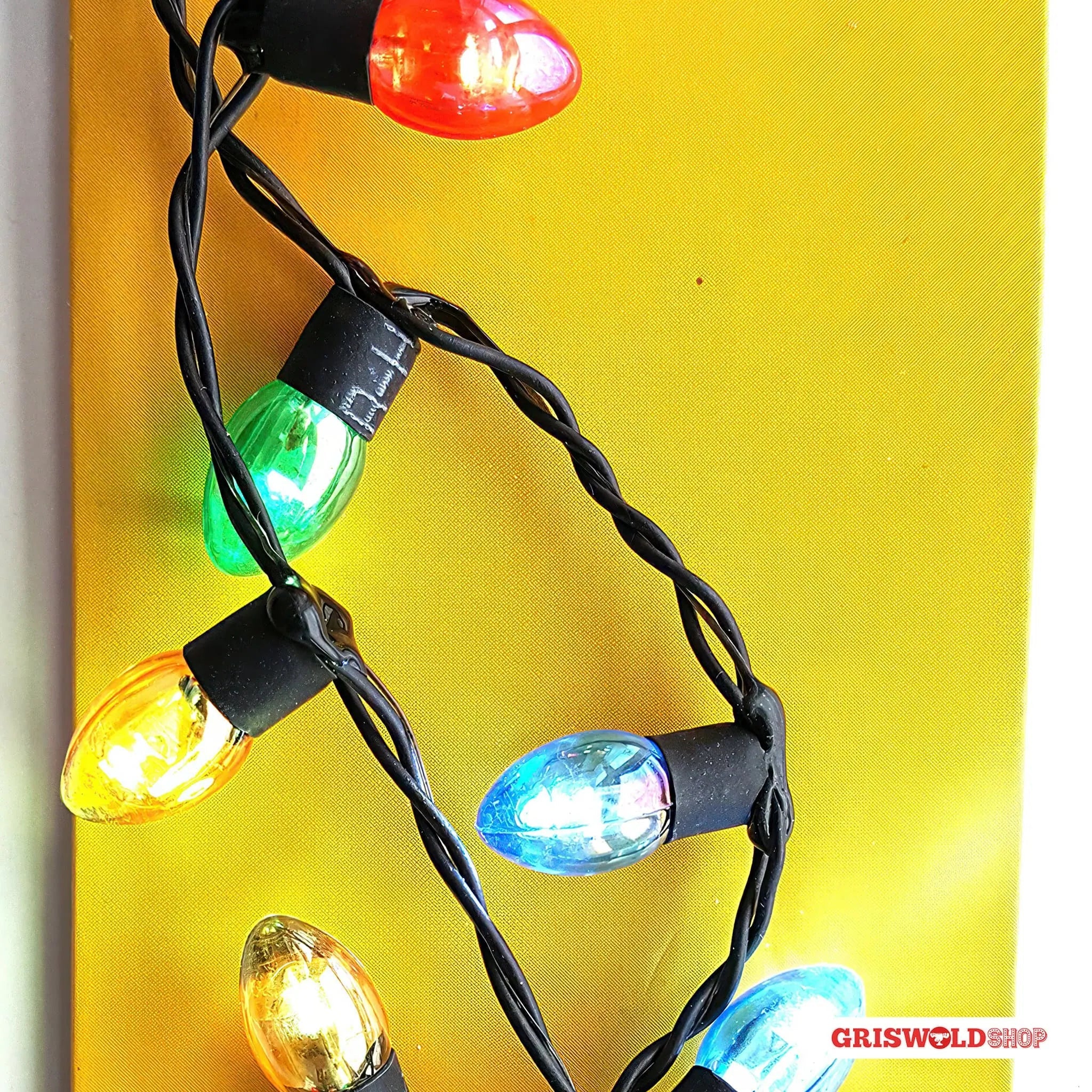 1 x LED X - Mas Lights Halskette farbig - griswoldshop