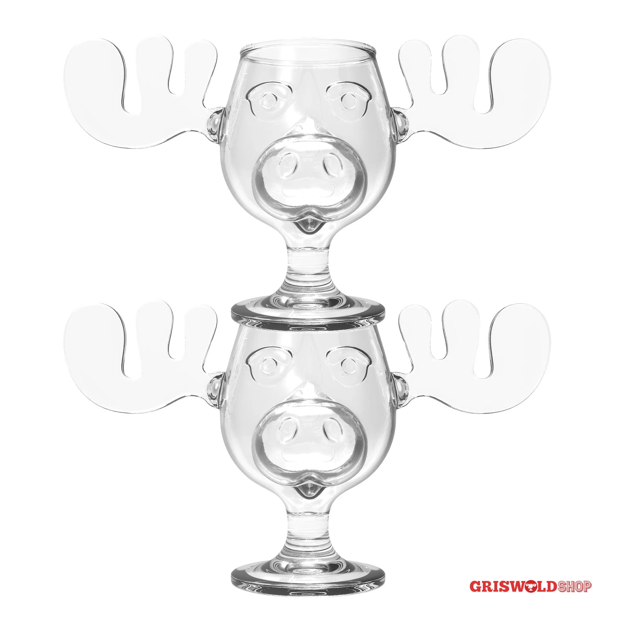 2 x Original Elchglas Griswold Moose Mug - griswoldshop