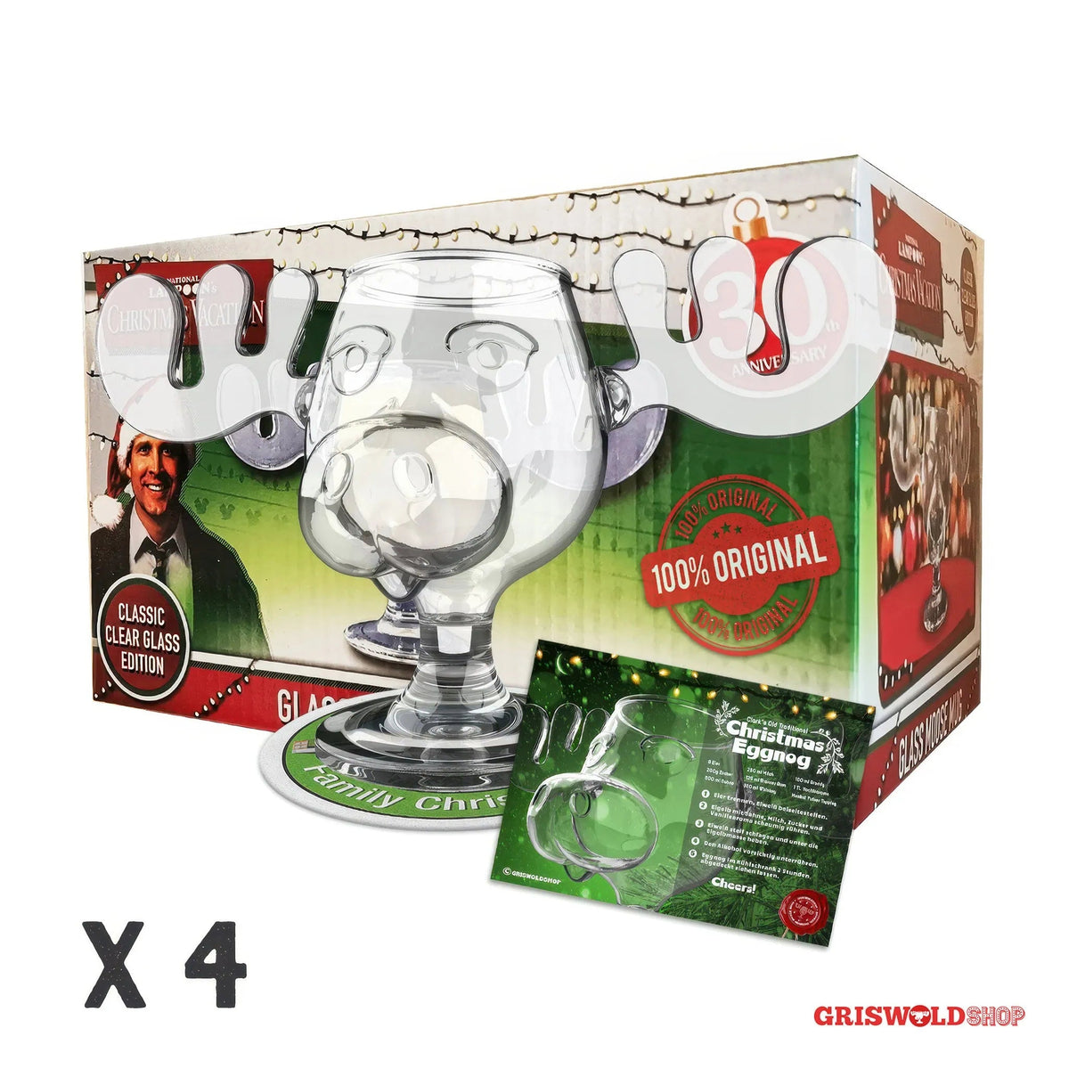4 x Original Elchglas Griswold Moose Mug – griswoldshop
