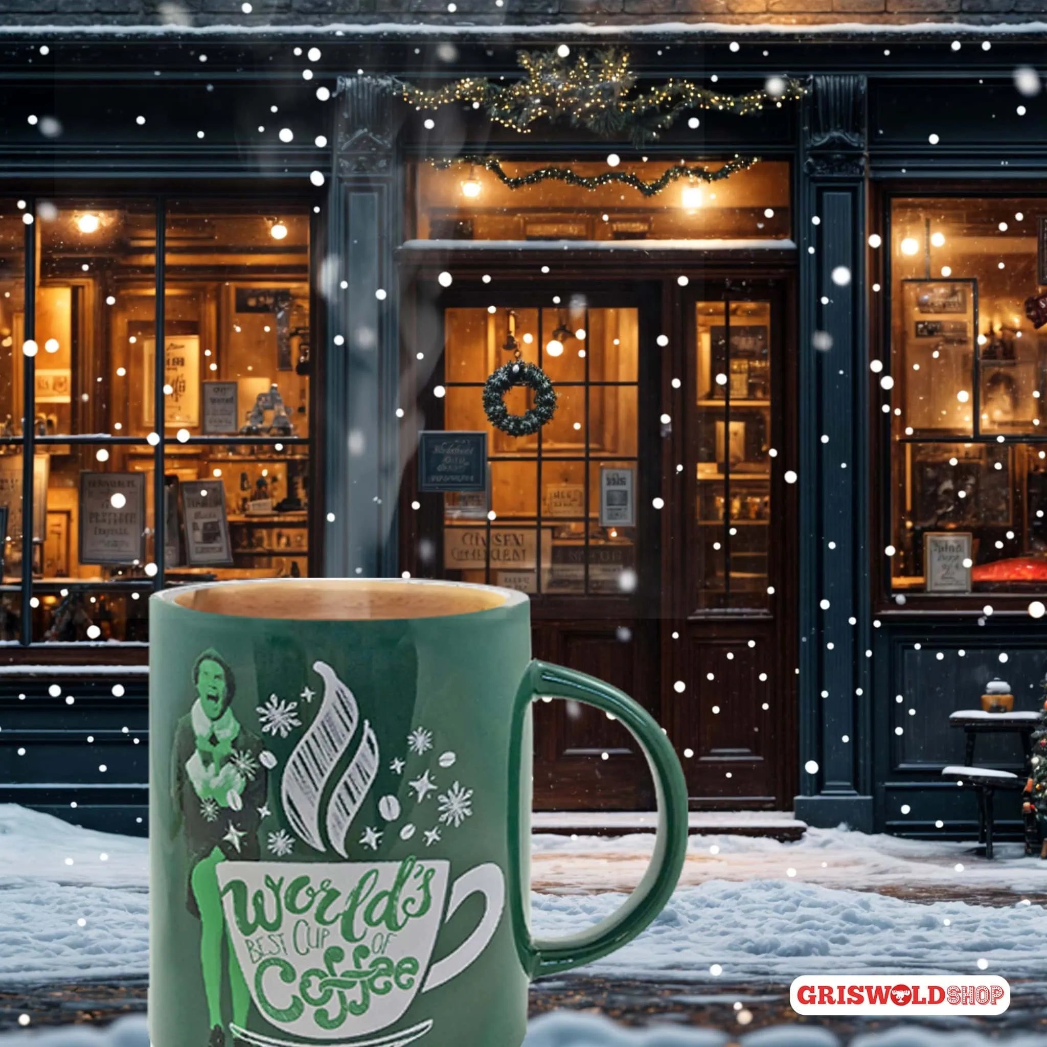 Elf Keramik Tasse Worlds Best Coffee - griswoldshop