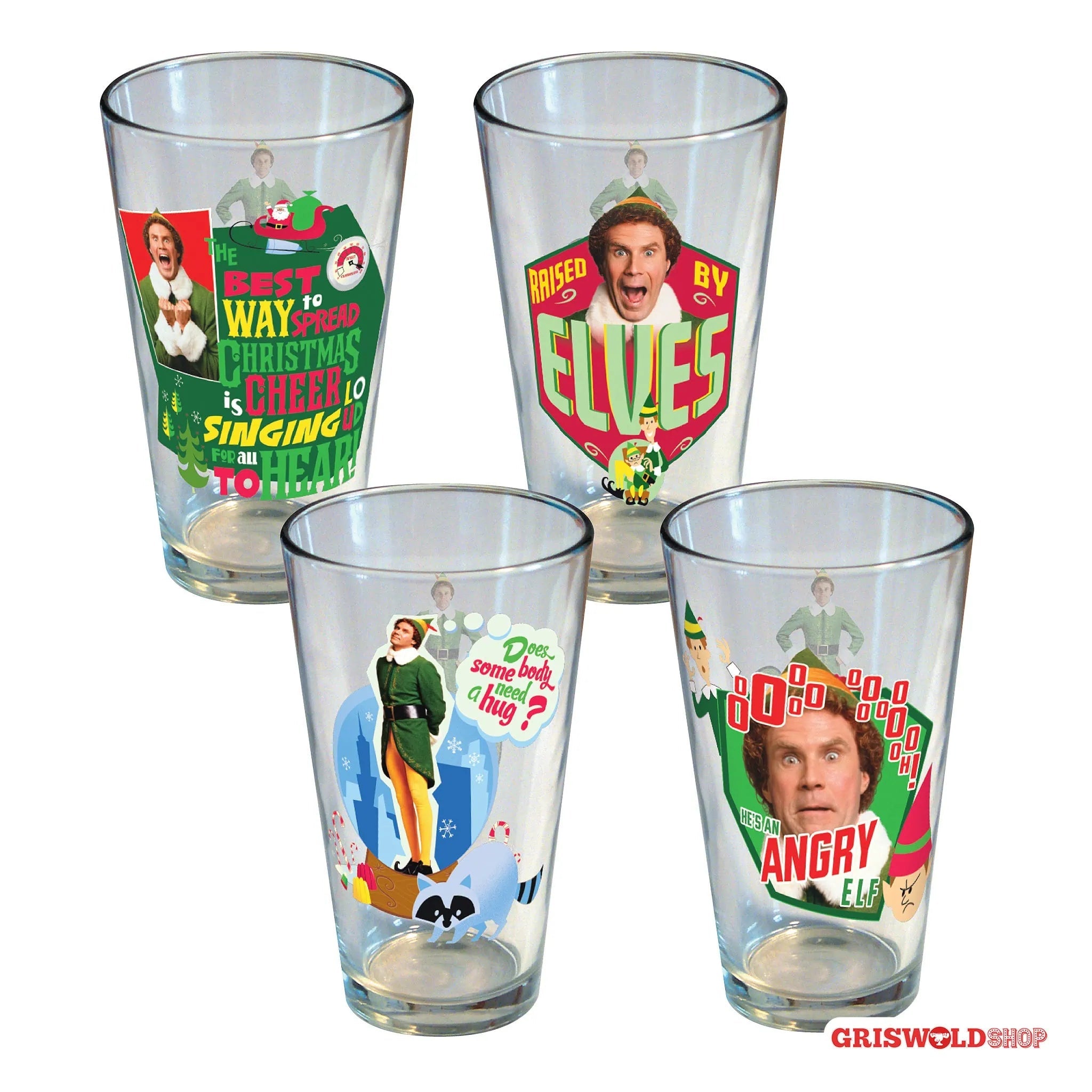 Elf Trinkgläser 4er Set - griswoldshop