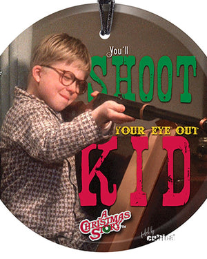 Christmas Story Ornament "Shoot Your Eye Out" - griswoldshop