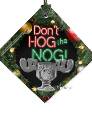 Griswold Christmas Glas Ornament Hog the Nog - griswoldshop