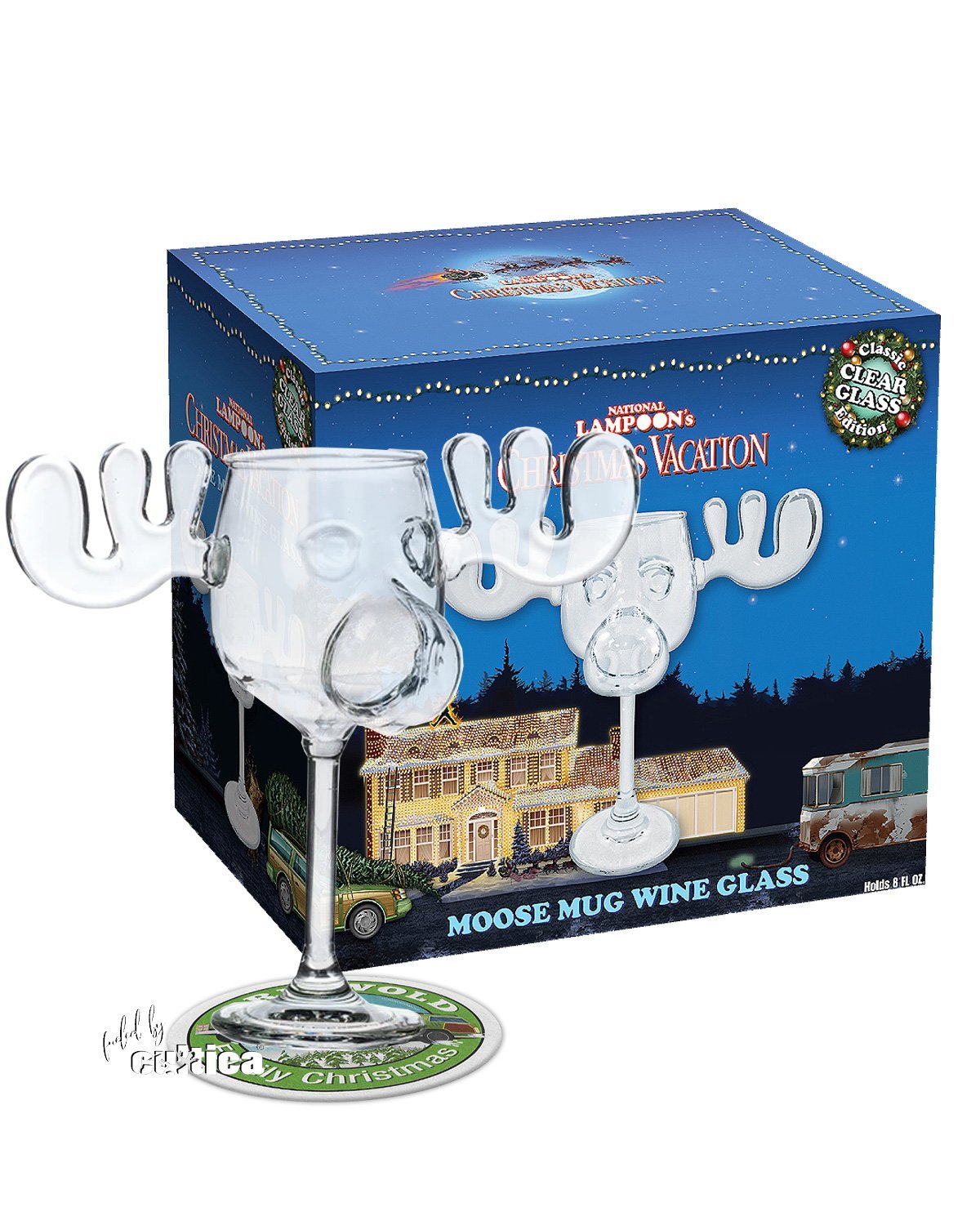 Moose Mug Weinglas (Glas) Christmas Vacation - griswoldshop